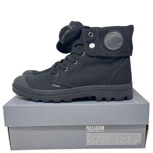Palladium Men's Black Canvas Pampa Hi Boots Size 11 02353-060-M